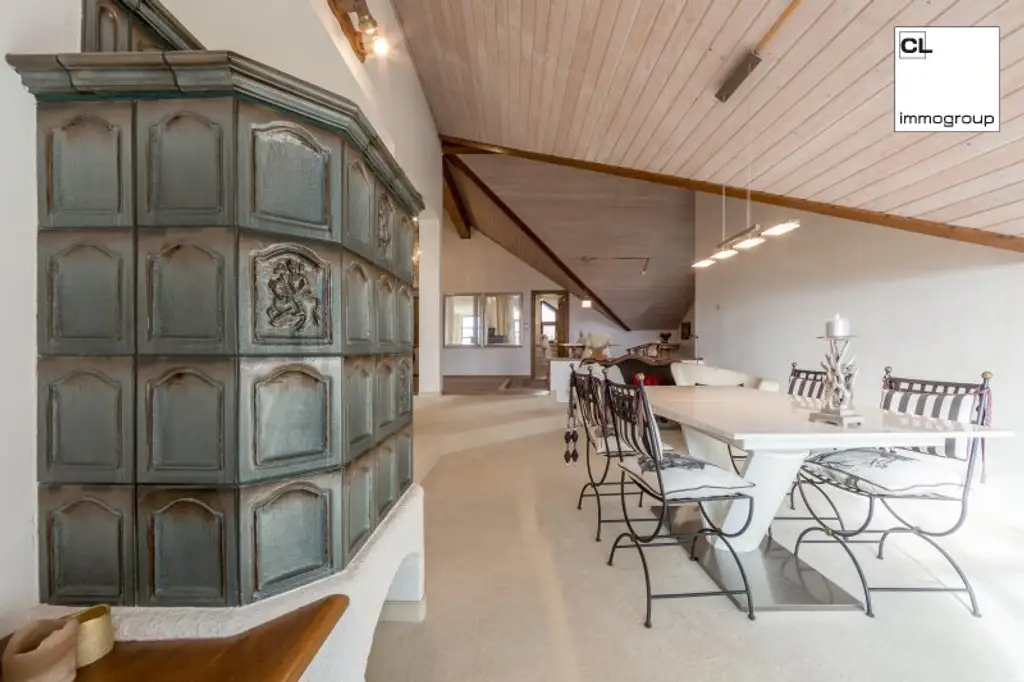 Mondsee Top Lage: Exklusive Maisonette-Dachgeschosswohnung mit 3 Balkon- und Terrassenbereichen