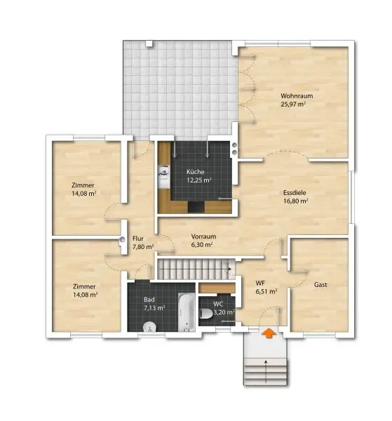 Grundriss Erdgeschoss