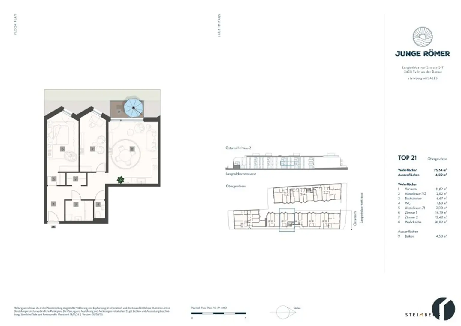 Wohnungsplan Top 21
