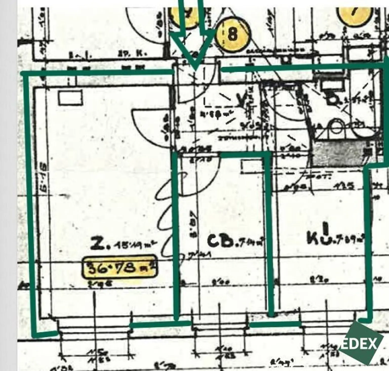 Charmante 2-Zimmer-Altbauwohnung in ruhiger Lage zwischen Rochusmarkt und Donaukanal