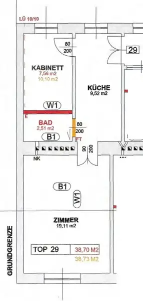 **Hannovermarkt** Sanierungsbedürftige 2-Zimmer Altbauwohnung -  Airbnb/Kurzzeitvermietung Zustimmung aller Eigentümer vorhanden