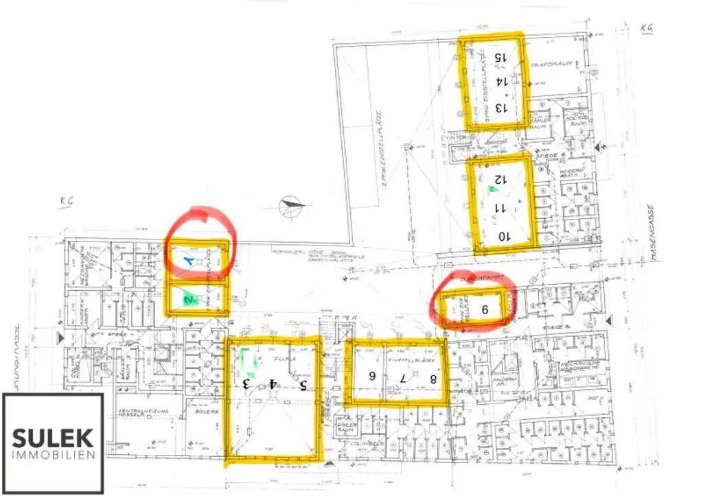 Garagenboxen in 1100 Wien – Hasengasse 49 / Gudrunstraße 172