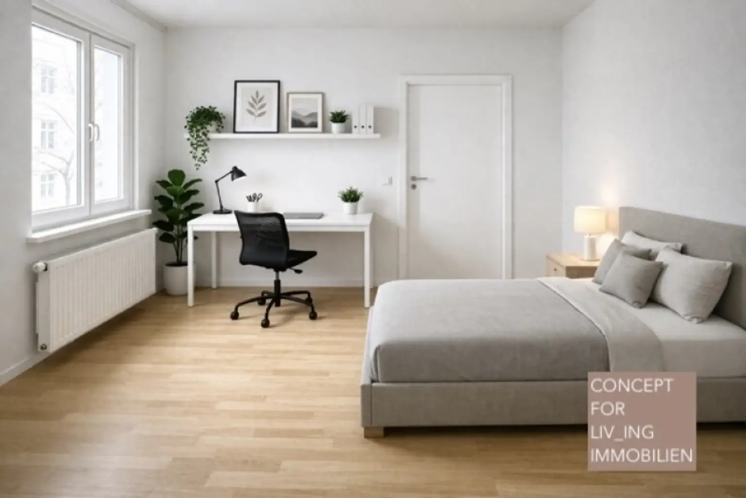 Grünblick. Südseitige 4 Zimmer-Wohnung plus Wintergarten nahe Wörthersee. Keller. Garage. WG-Eignung. Vermietet bis 03/2027.