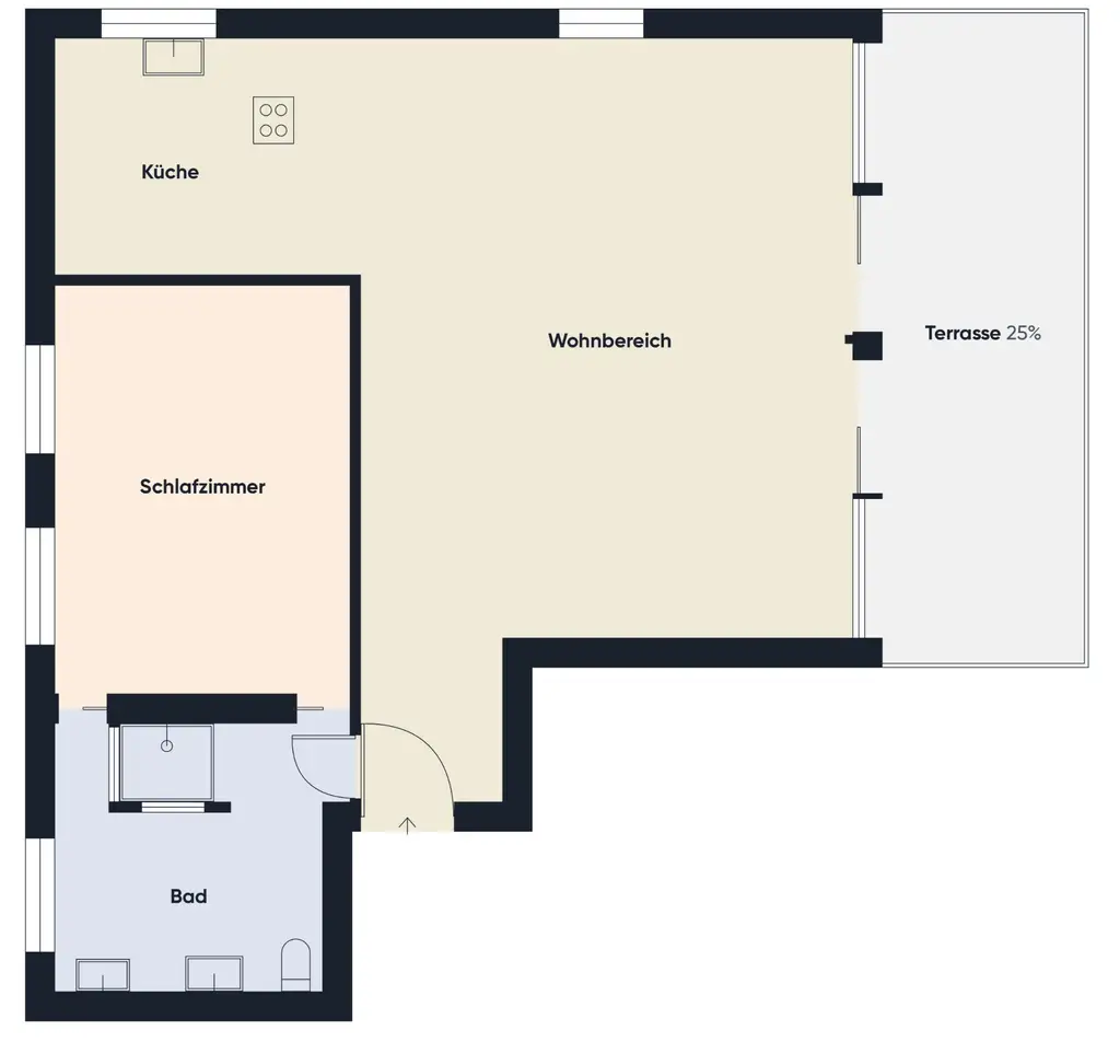 Grundrissplan ohne Maßstab