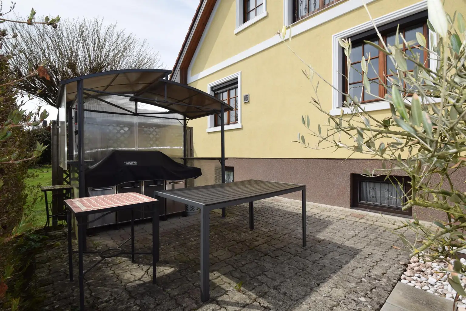 Grillplatz im Garten