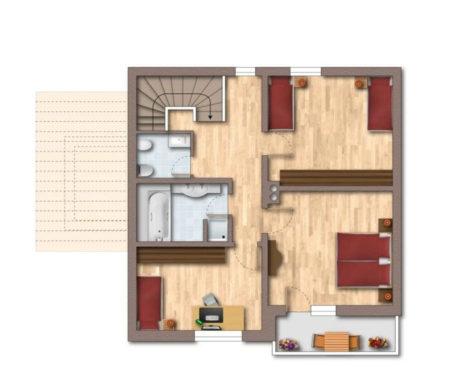 Grundriss Dachgeschoss