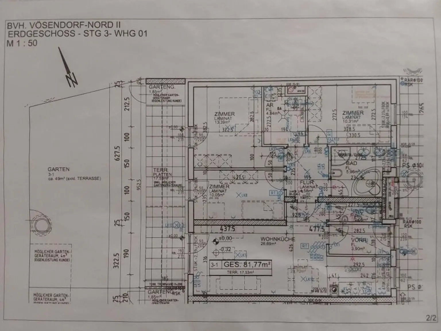 Traumhafte Gartenwohnung in Vösendorf: 81m², Terrasse, Stellplatz und sitzen in Grünen!
