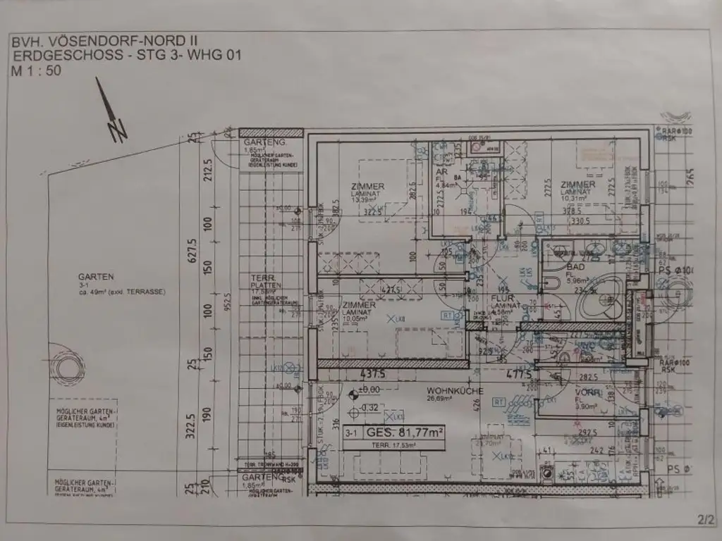 Traumhafte Gartenwohnung in Vösendorf: 81m², Terrasse, Stellplatz und sitzen in Grünen!