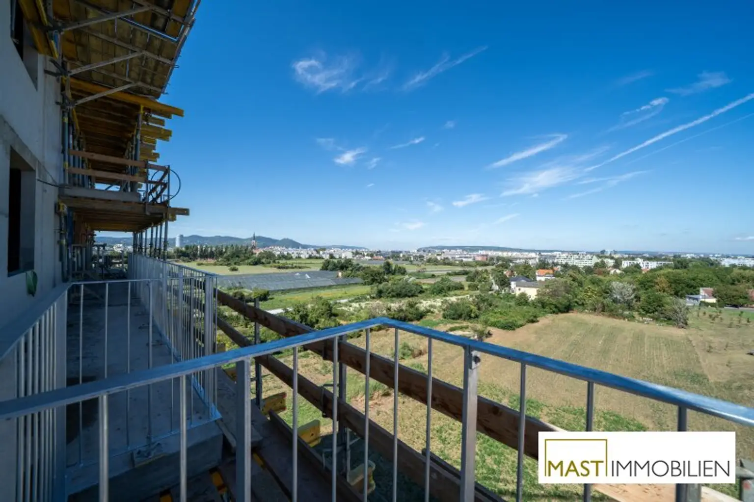 7. Stock! Provisionsfreie 3 Zimmer Eckwohnung mit 22 qm Balkon!