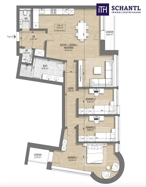 "AH11" - Mehr als eine Wohnung: Pure Lebensqualität im Erstbezug mit 4 Zimmer!