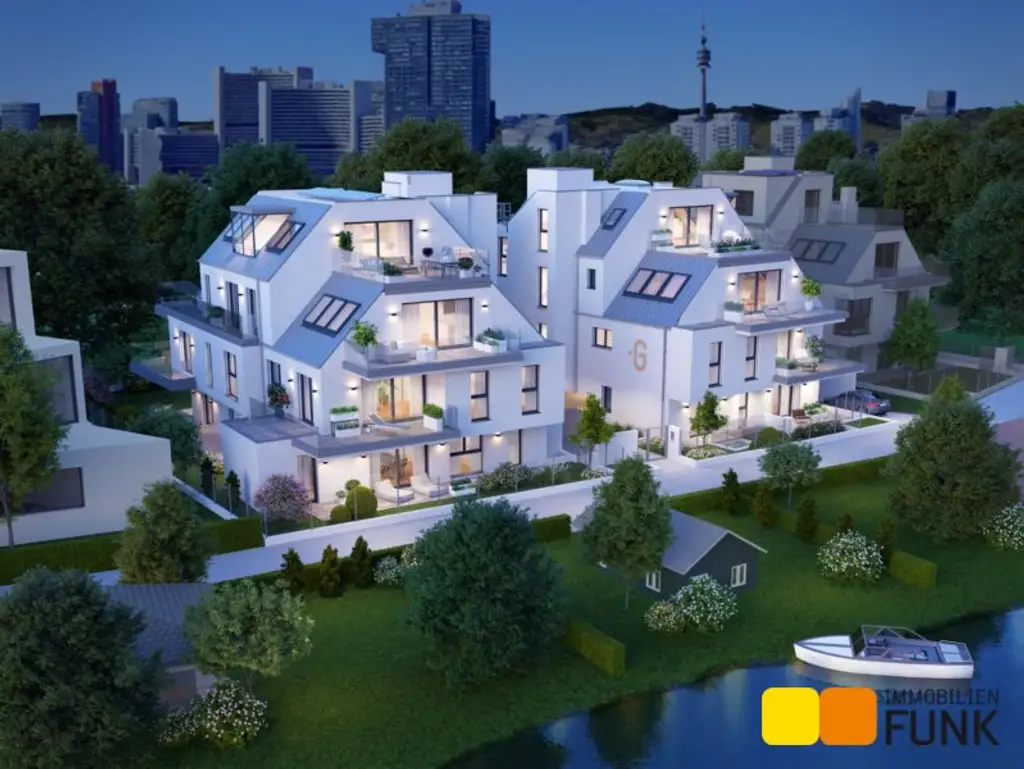 Traumlage mit Wasserblick auf Eigengrund.