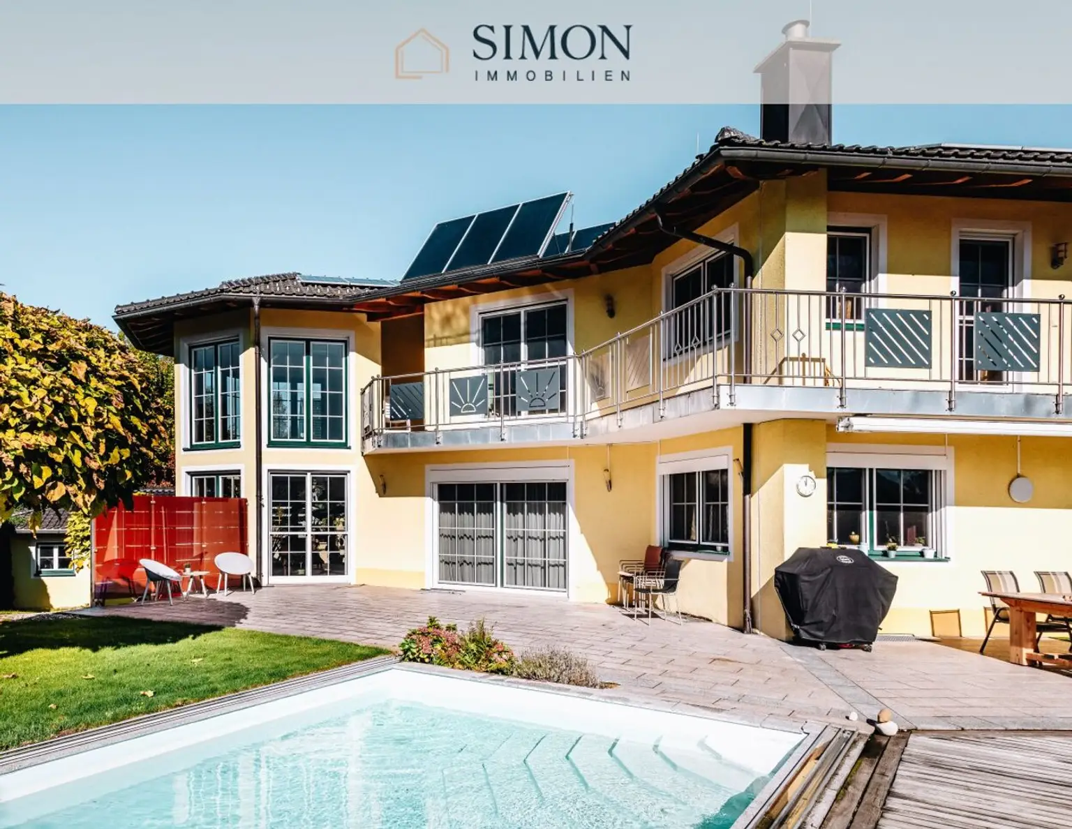 Exklusive Villa mit Pool und Traumgarten - Wohnen mit Blick auf den Untersberg