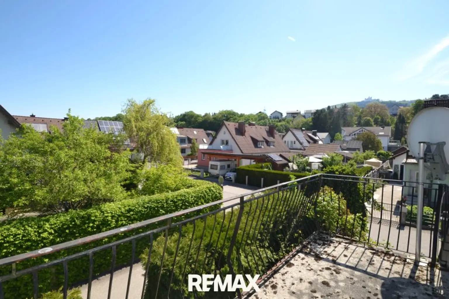 Terrasse mit Blick auf den Sonntagberg