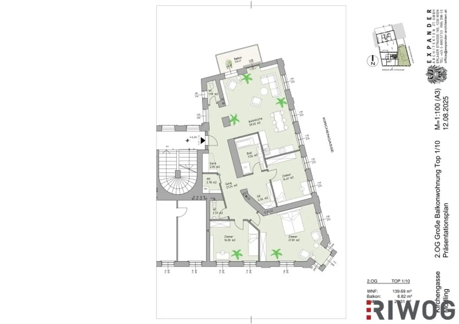 IMPOSANTE ALTBAUWOHNUNG MIT BALKON UND TRAUMBLICK AUF DIE KIRCHE II PRESTIGE UND ELEGANZ II WOHNEN IM DENKMALGESCHÜTZEN MÖDLINGER STADTJUWEL II FUSSGÄNGERZONE