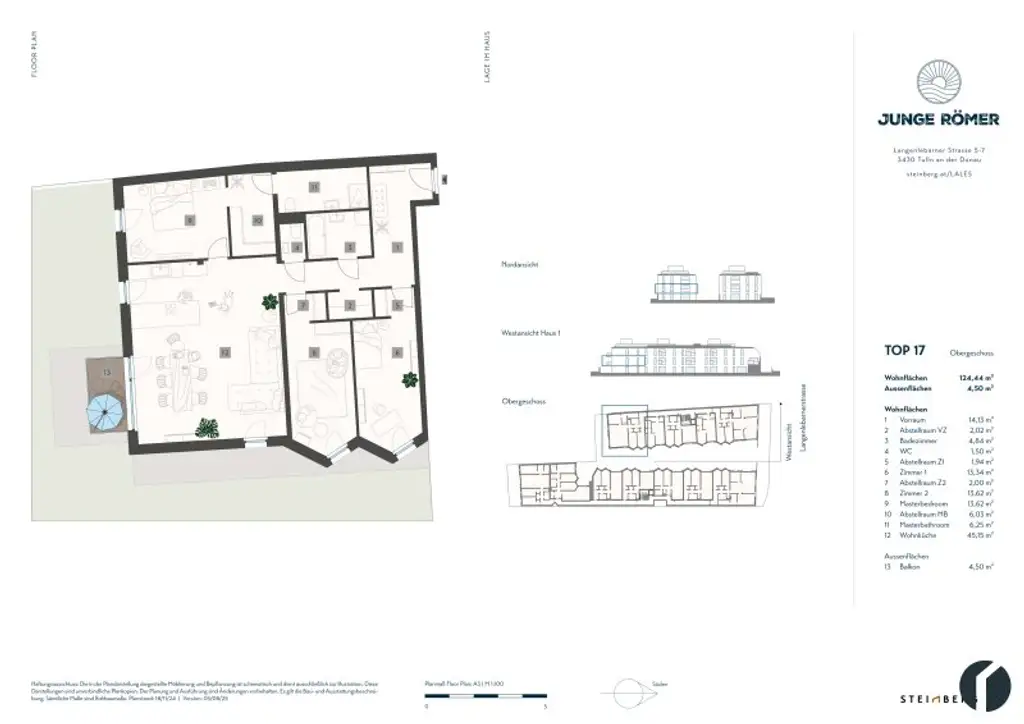4 Zimmer Wohnung Nahe Zentrum und Donaulände