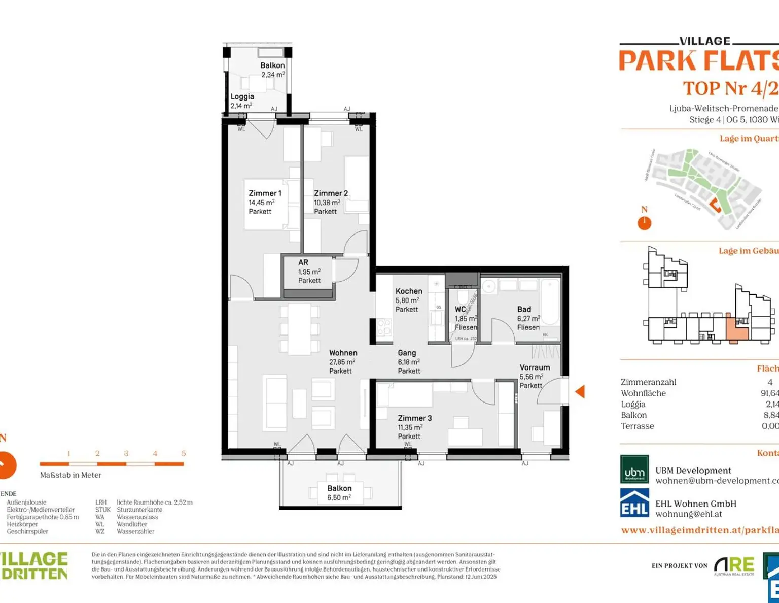 Zukunftssicher investieren in Wiens begehrtem Stadtteil - PARK FLATS