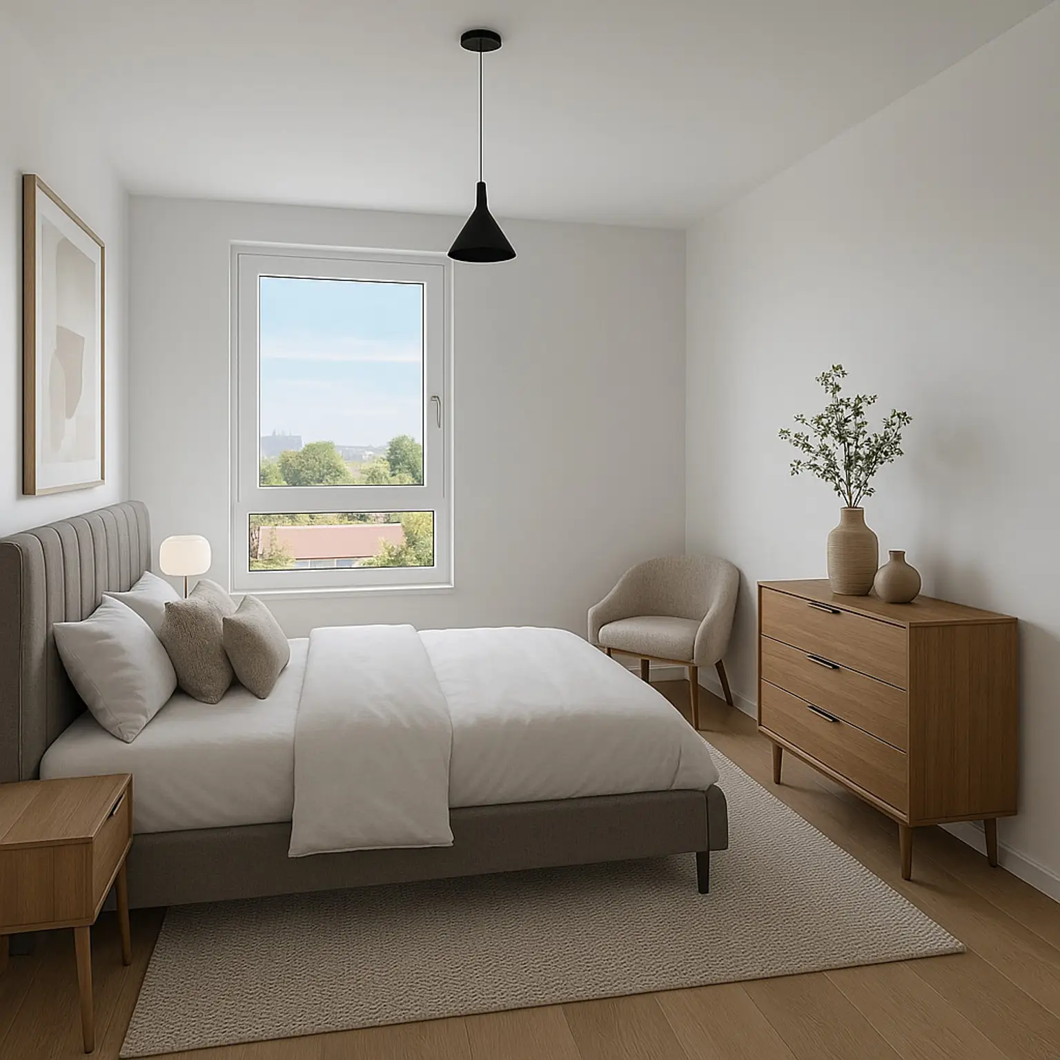 Provisionsfrei: Erstbezug und fertig - kompakte 3 Zimmer Wohnung  - Luxuriös im Grünen Wohnen
