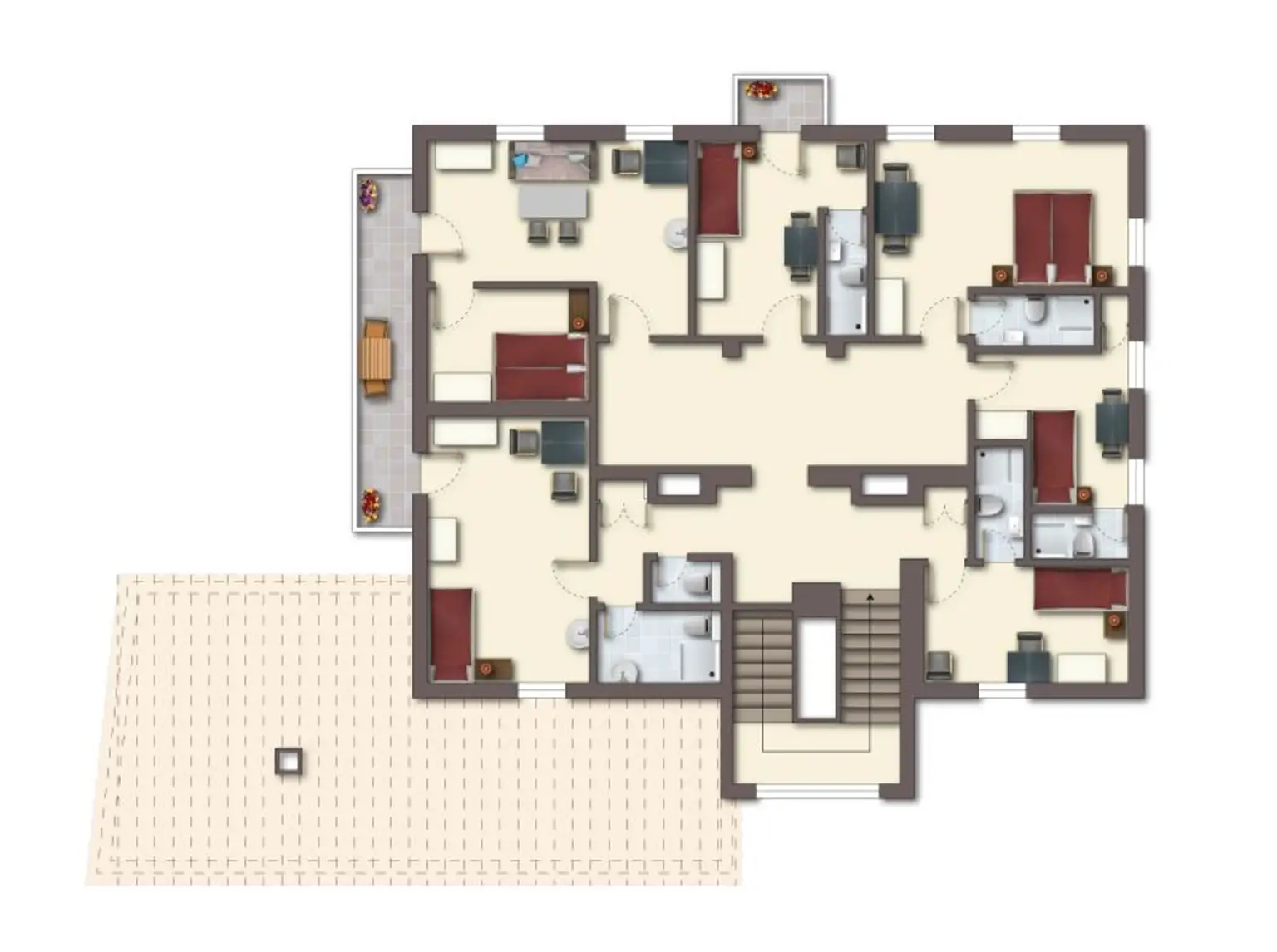 Grundriss 2.Obergeschoss