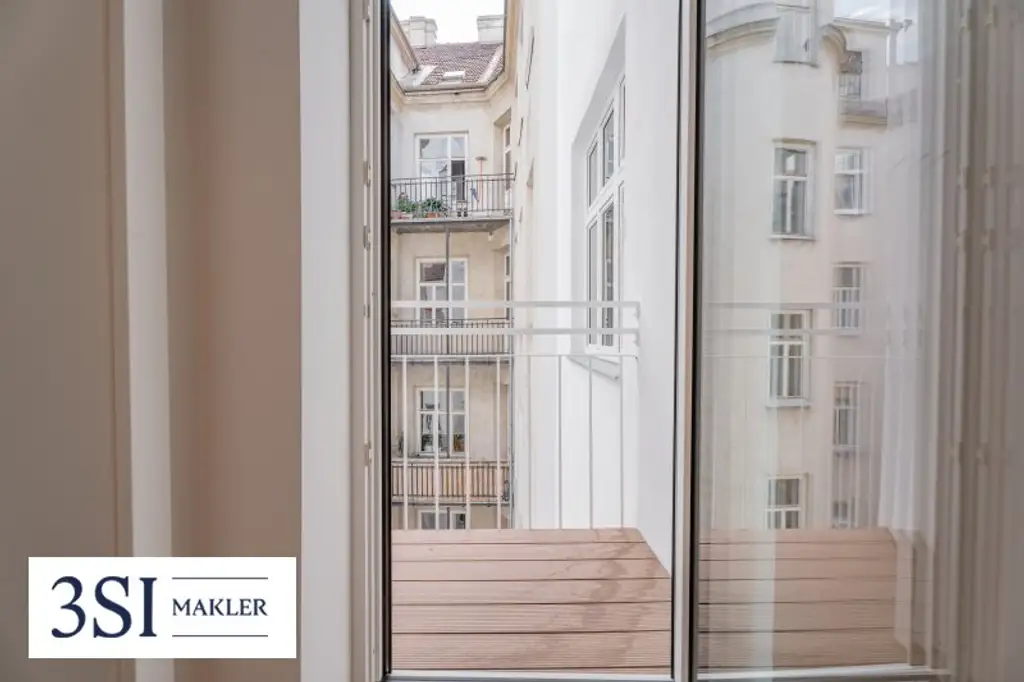 Altbauflair trifft Wohnkomfort: 3 Zimmer mit Loggia