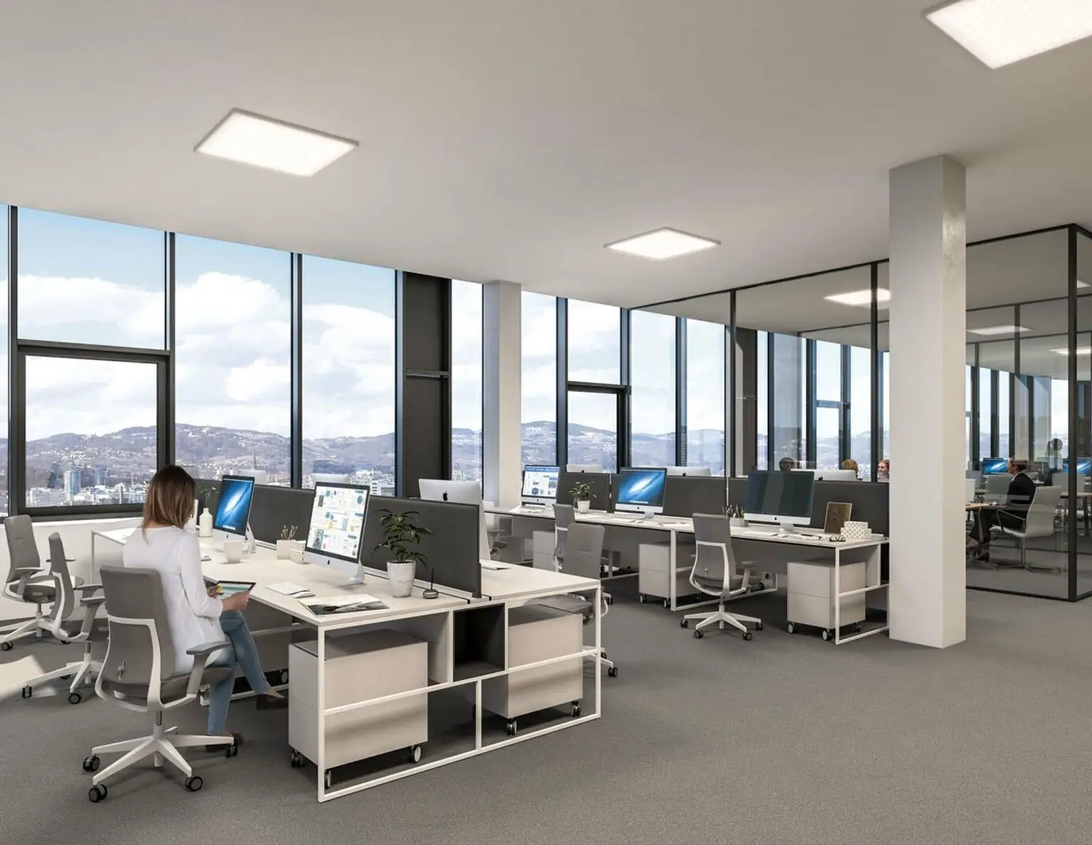Frei Büroflächen am Campus "TECHBASE LINZ" gesamt (Flächen ab 400m² verfügbar)