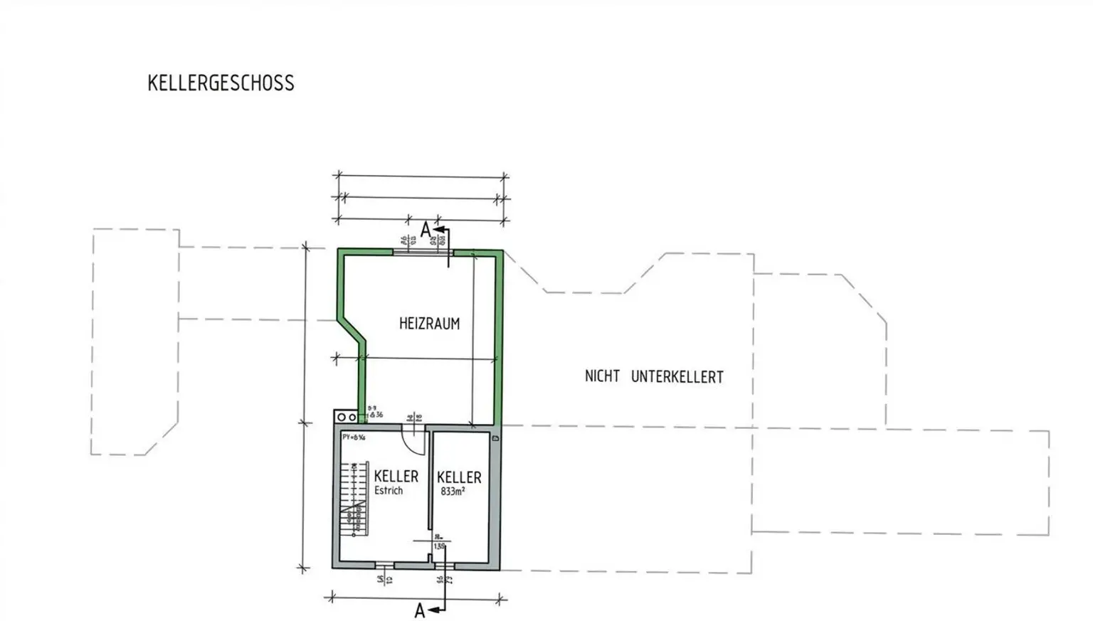 Grundriss Kellergeschoss