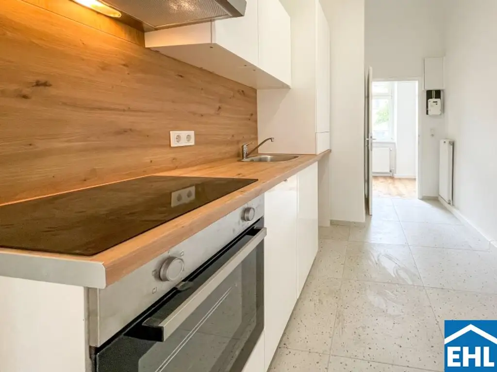WG geeignet: Kompakte 3 Zimmerwohnung mit separater Küche