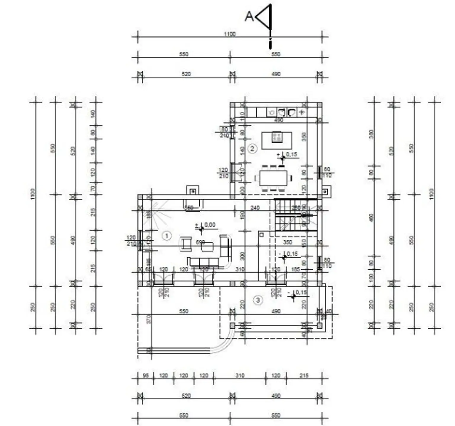Baugrundstück mit projektiertem Haus in Matulji-Rukavac (Opatija / Kvarner Bucht / Kroatien) zu verkaufen!