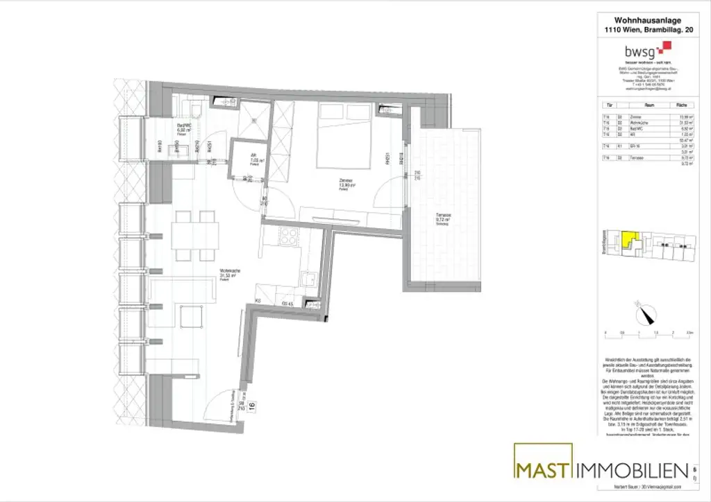 *NEU* Provisionsfreie 2-Zimmer Dachgeschosswohnung in Ruhelage bei U3 Simmering