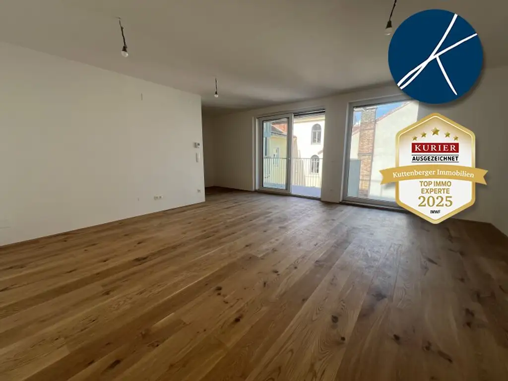 *Superprojekt: "Über den Baumwipfeln" Top 43  Erstklassige 3-Zimmer Wohnung mit Blick auf die Kastanienbäume + Balkon