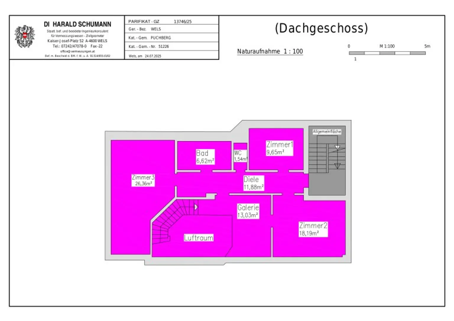 Sehr ruhige Siedlungslage - Riesige (teilbare)  Etagenwohnung mit 2 Balkonen, Garage, Sauna in einem sehr gepflegten Haus