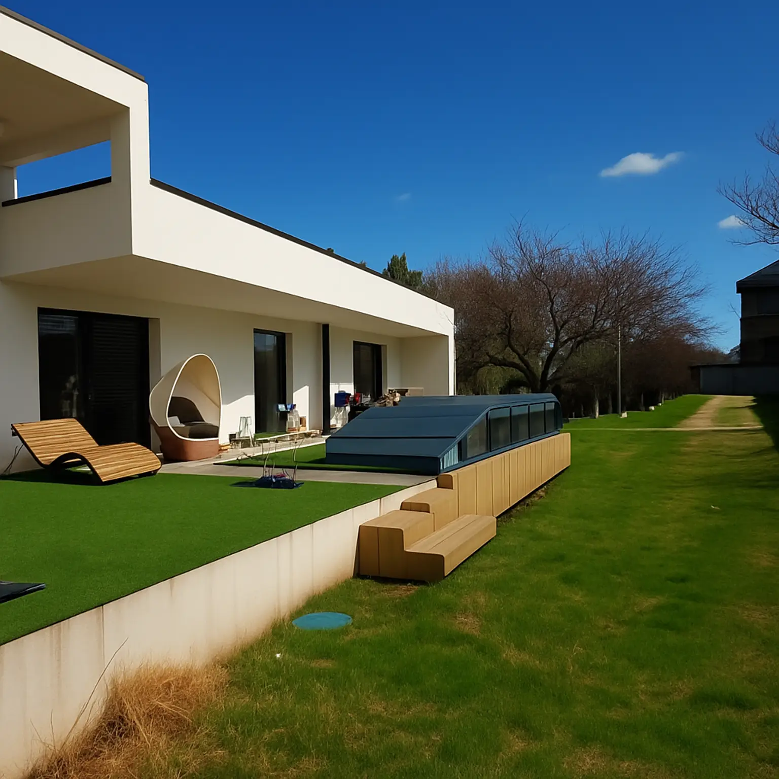 Terrasse (Himmel mit KI Unterstützung)