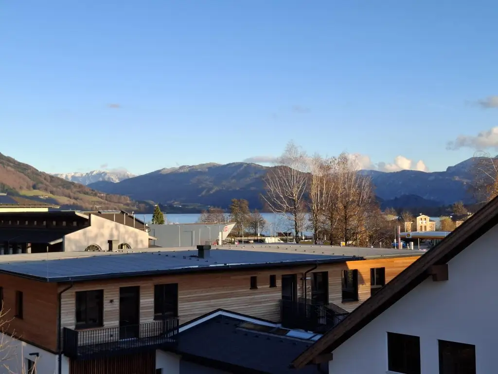Exklusive 4.5-Zi-Neubauwohnung mit See- und Bergblick in Mondsee-Tiefgraben