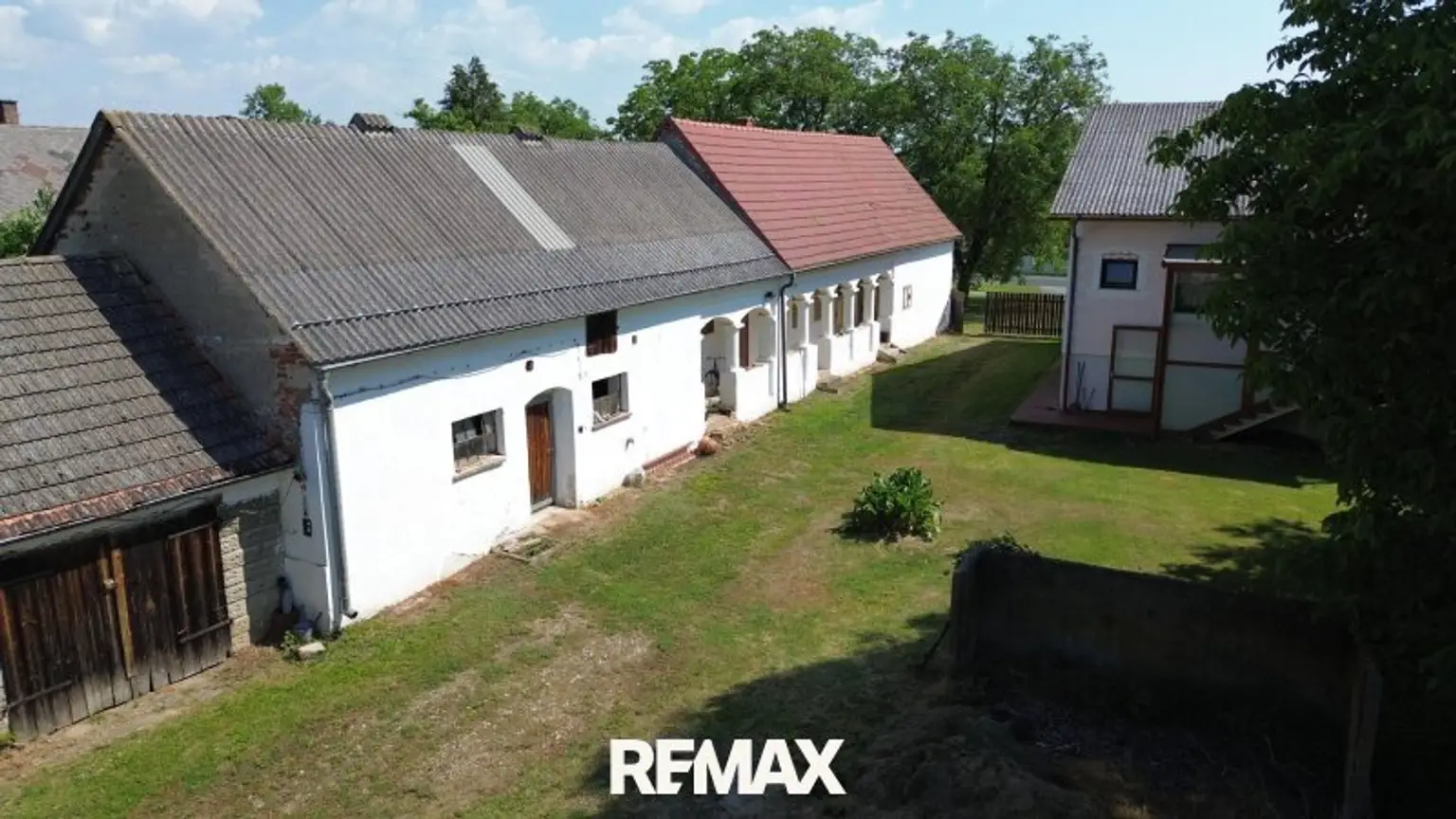 Drohnen ansicht Innenhof
