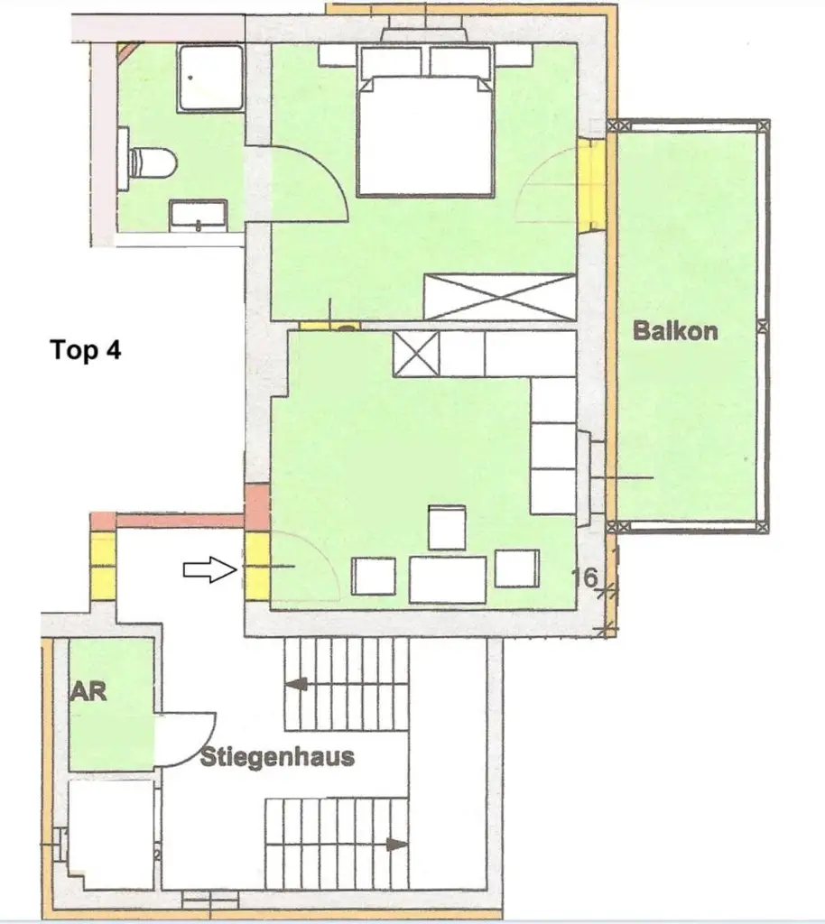 Bad Aussee: Wohnung in Bio-Bauweise mit Balkon