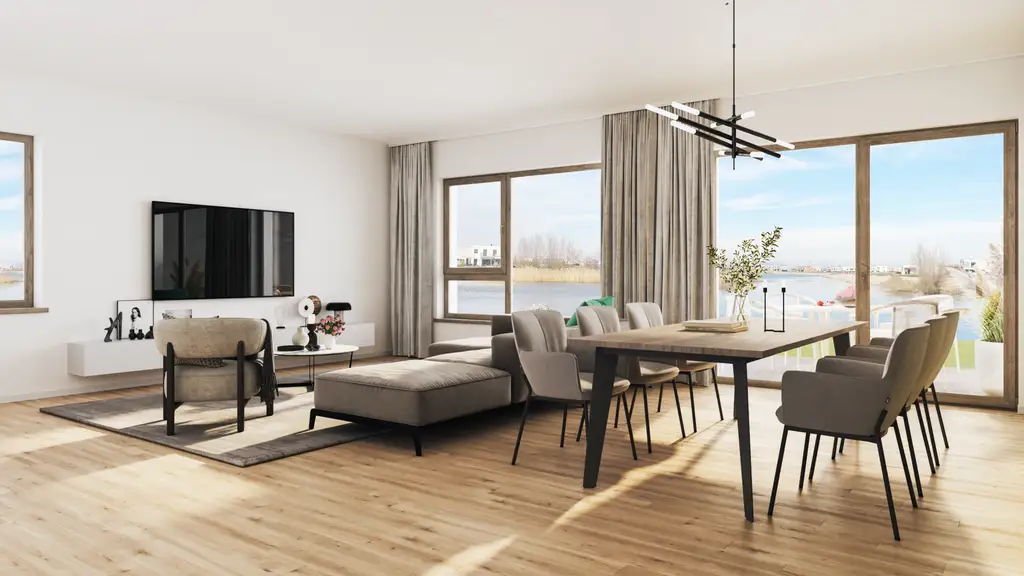 Morgensonne und klare Linien – stilvolle 3-Zimmer-Obergeschosswohnung