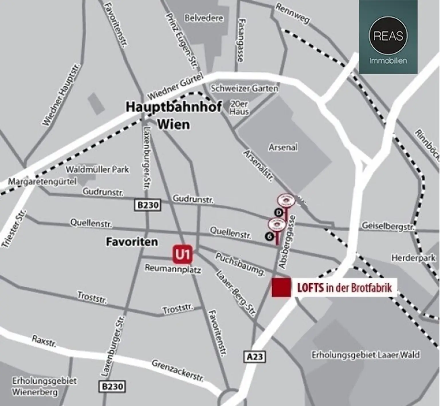 Sehr gut ausgestattetes Loft mit 2 Terrassen in der Brotfabrik Wien!
