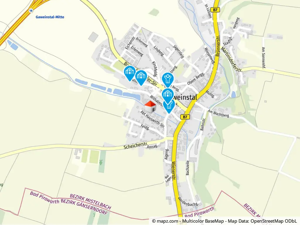 Geolyzer Kartenausschnitt