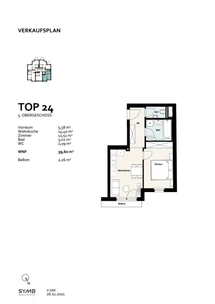 Airbnb | 2-Zimmer Wohnung in 1100 Wien | Voll möbliert