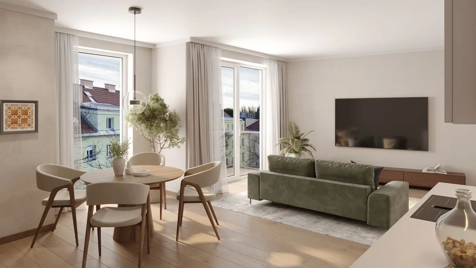 CANAVESE – Erstbezug 5-Zimmer-Maisonette mit Balkon & Terrasse im grünen Liesing – PROVISIONSFREI