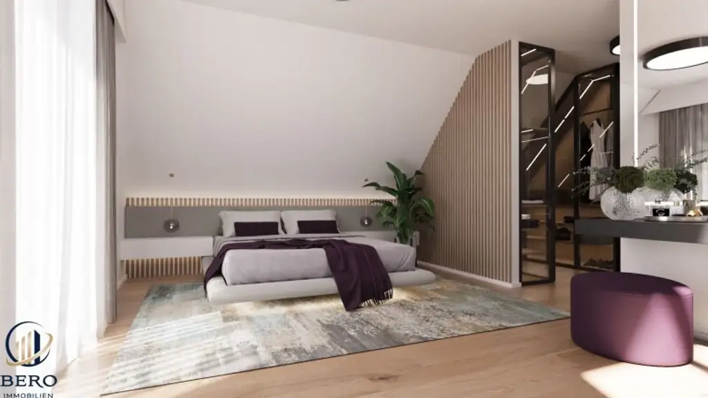 4 Zimmer-Penthouse mit 5 großen Terrassen in familienfreundlicher & naturnaher Umgebung