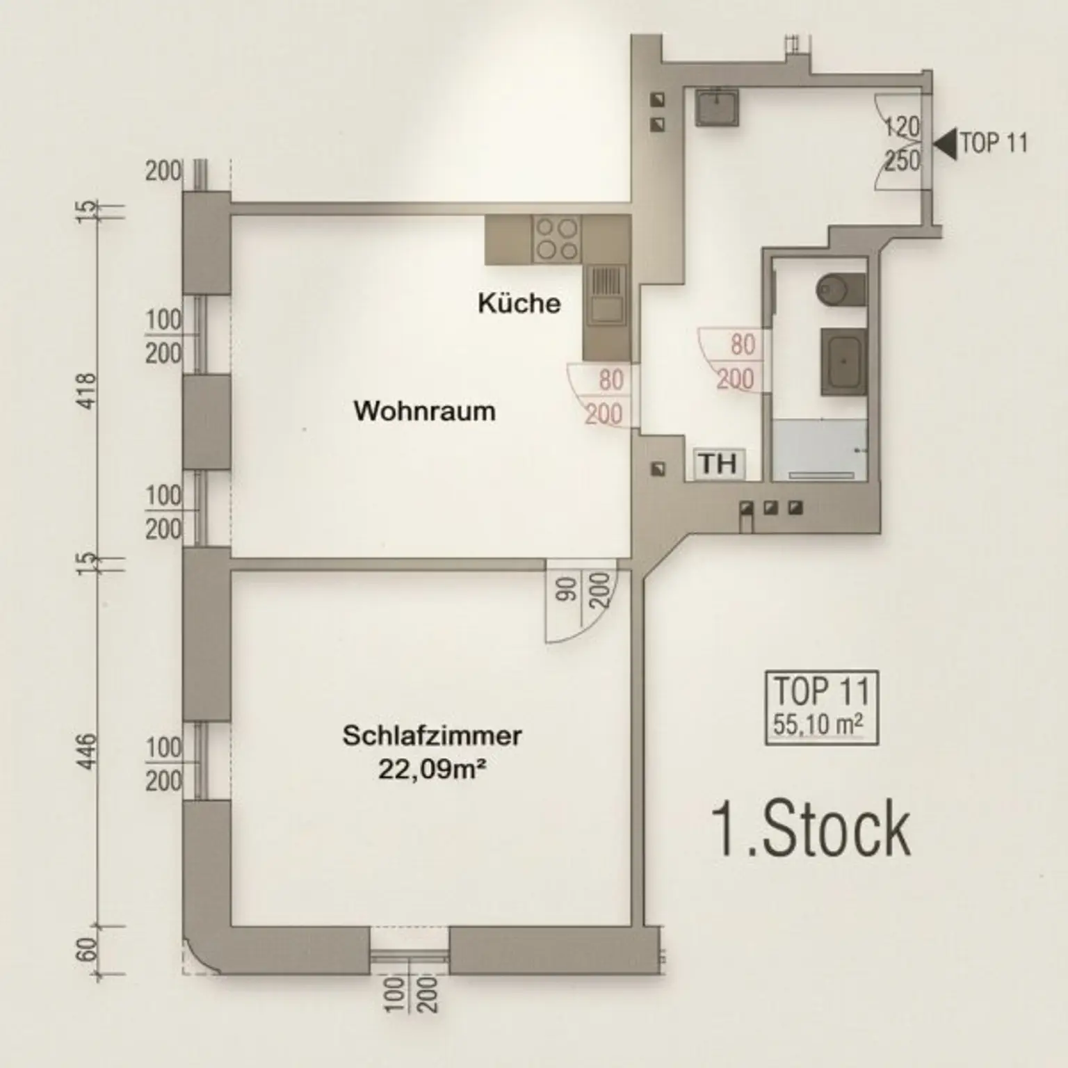 Sanierte helle Altbauwohnung - nähe U4 Hütteldorferstraße