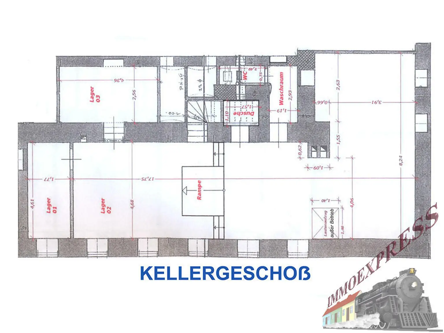 HERZGASSE nahe Quellenstraße  =  Geschäftslokal nur für LAGERZWECKE