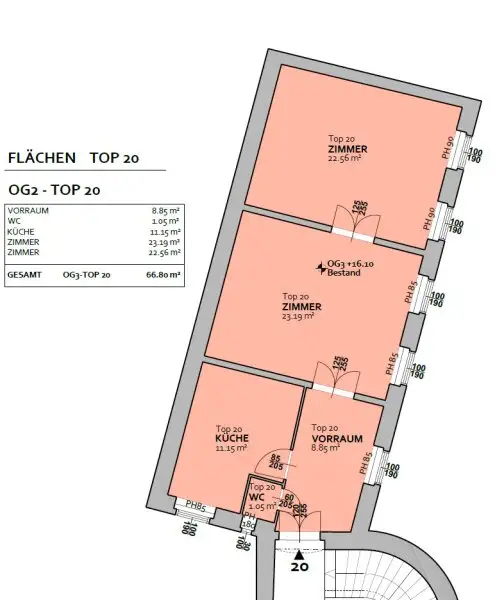 Altbau-Charme! 67 m² Wohnung beim Naschmarkt mit exklusiver Balkon-Möglichkeit in generalsaniertem Haus