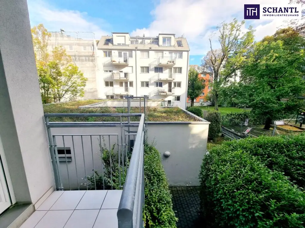 Klein wohnen - groß genießen! Hofseitige Neubauwohnung mit Balkon und Grünblick! Perfekte Raumaufteilung + Beste Vermietbarkeit + Garagenplatz optional! Jetzt zugreifen!