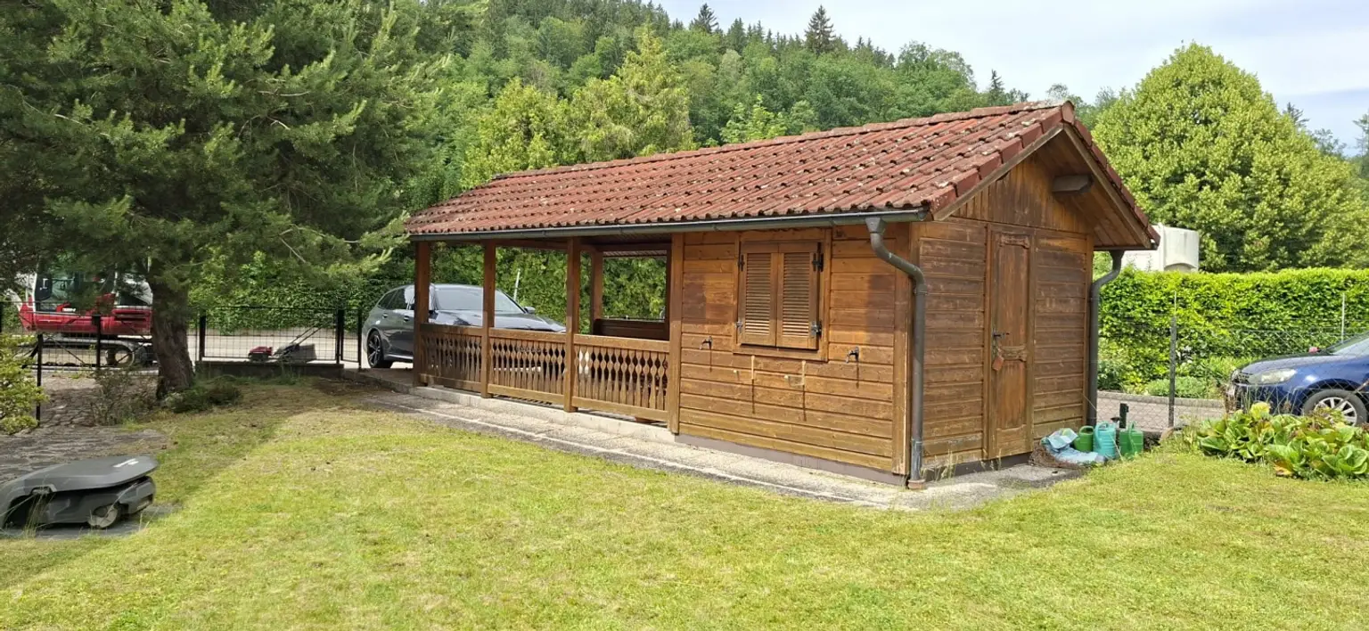 Carport Geräteraum