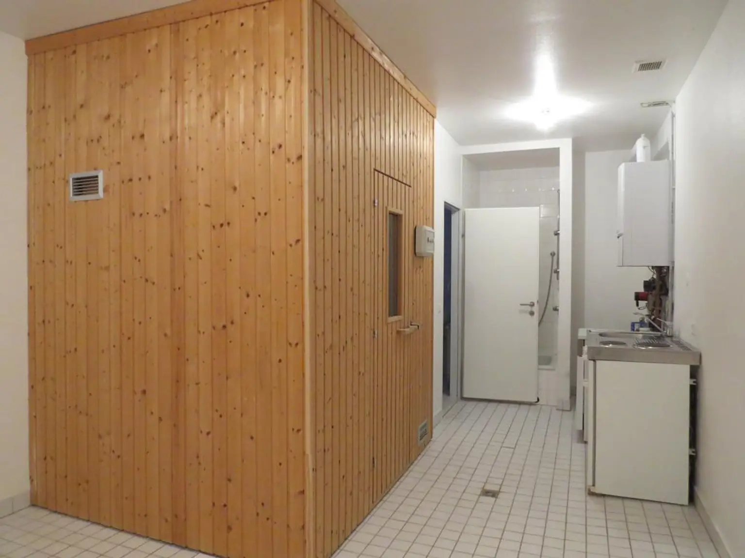 Sauna, Kochnische