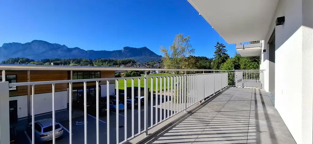 Exklusive 3-Zi-Neubauwohnung mit Sonnenbalkon in Mondsee-Tiefgraben