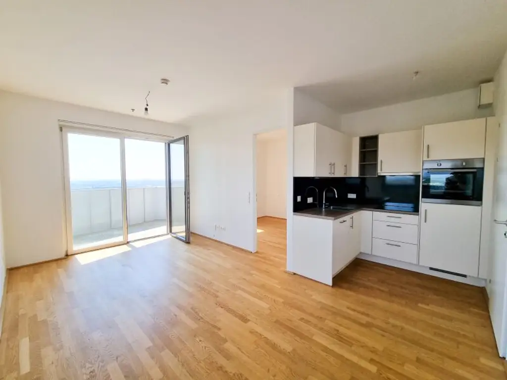 Wohnen im Leopoldtower / Citygate - Eckwohnung mit ca.18 m2 Balkonfläche!