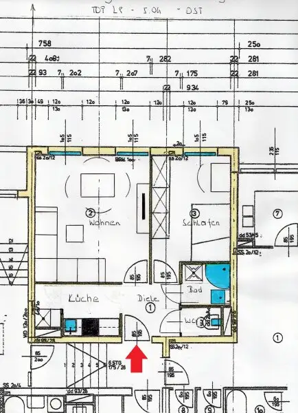 Kernsanierte und schöne 2 Zi Wohnung im 5. und letzten OG mit Garage in Klagenfurt - Karl-Landsteiner-Gasse