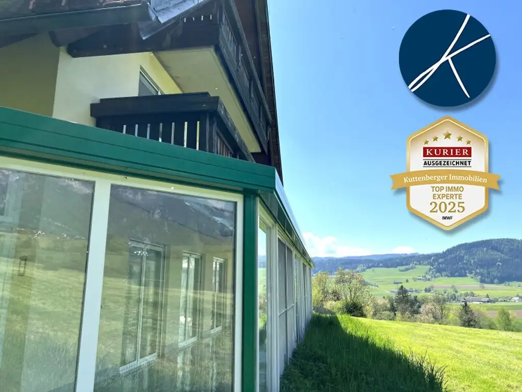 Großzügiges Landhaus in herrlicher Grünruhelage! Feriendomizil mit viel Platz zum Wohnen, Arbeiten und Entspannen!